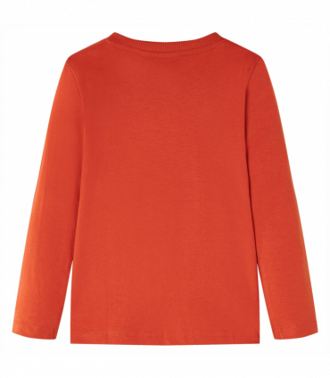 Kids' T-shirt with Long Sleeves Orange 140