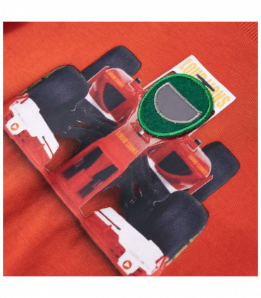 Kids' T-shirt with Long Sleeves Orange 92