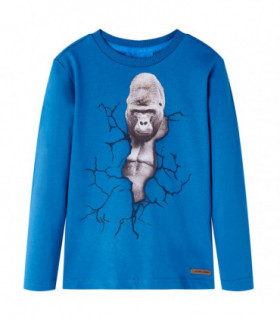 Kids' T-shirt with Long Sleeves Petrol 92