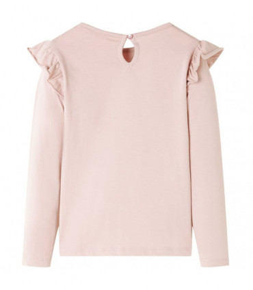 Kids' T-shirt with Long Sleeves Pink 104