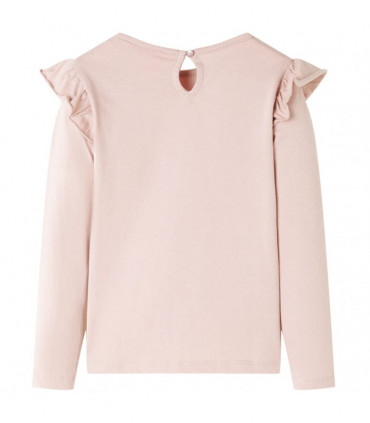 Kids' T-shirt with Long Sleeves Pink 128