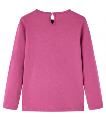 Kids' T-shirt with Long Sleeves Raspberry 104