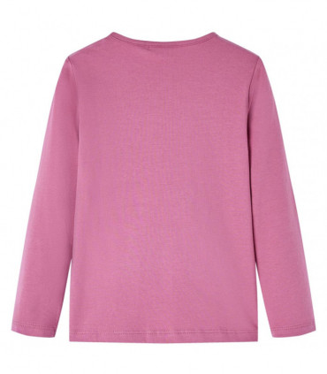 Kids' T-shirt with Long Sleeves Raspberry 104