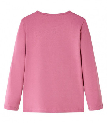 Kids' T-shirt with Long Sleeves Raspberry 104