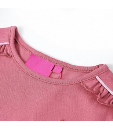 Kids' T-shirt with Long Sleeves Raspberry 104