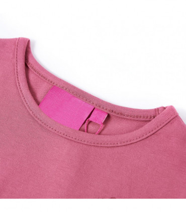 Kids' T-shirt with Long Sleeves Raspberry 116