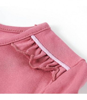 Kids' T-shirt with Long Sleeves Raspberry 128