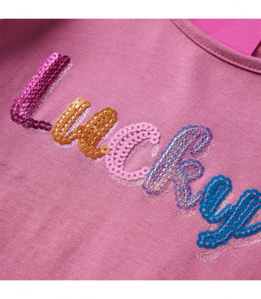 Kids' T-shirt with Long Sleeves Raspberry 92