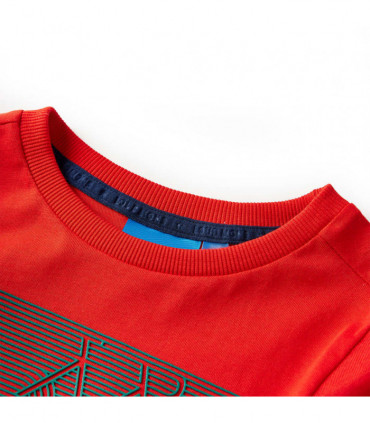 Kids' T-shirt with Long Sleeves Red 104