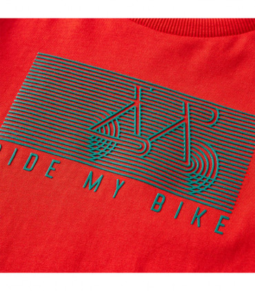 Kids' T-shirt with Long Sleeves Red 128