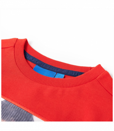Kids' T-shirt with Long Sleeves Red 92