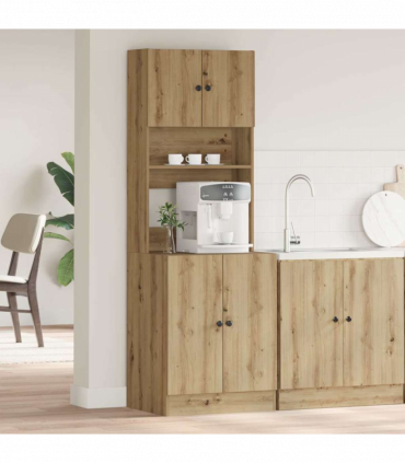 vidaXL Kitchen Cabinet Artisan oak 60 x 50 x 180 cm Engineered wood