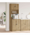 vidaXL Kitchen Cabinet Artisan oak 60 x 50 x 180 cm Engineered wood