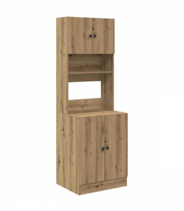 vidaXL Kitchen Cabinet Artisan oak 60 x 50 x 180 cm Engineered wood