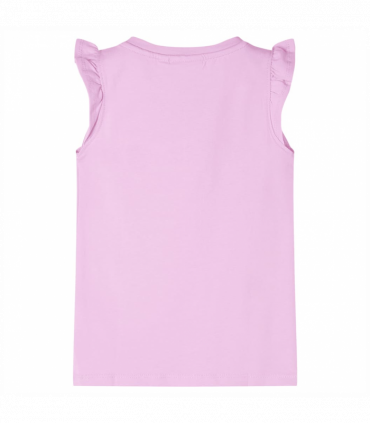 Kids' T-shirt with Ruffle Sleeves Lila 92