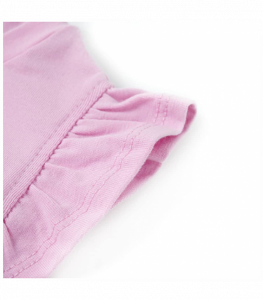 Kids' T-shirt with Ruffle Sleeves Lila 92