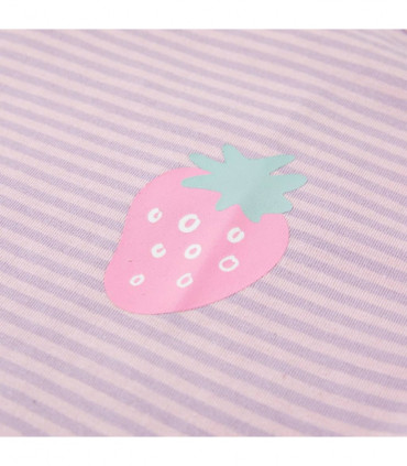 Kids' T-shirt with Ruffled Sleeves Lila 92