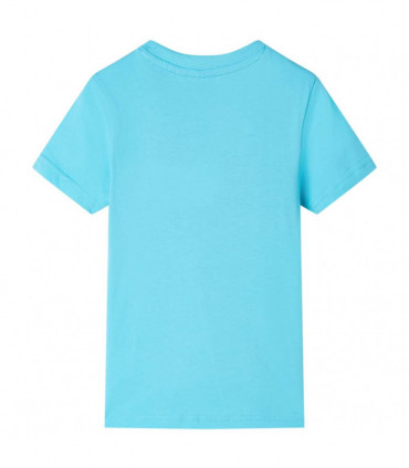 Kids' T-shirt with Short Sleeves Aqua 104