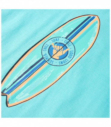 Kids' T-shirt with Short Sleeves Aqua 104