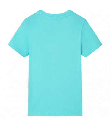 Kids' T-shirt with Short Sleeves Aqua 104