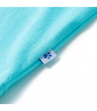 Kids' T-shirt with Short Sleeves Aqua 116