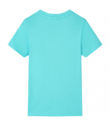 Kids' T-shirt with Short Sleeves Aqua 116