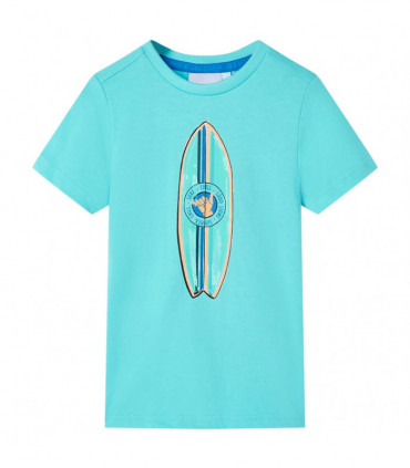 Kids' T-shirt with Short Sleeves Aqua 92