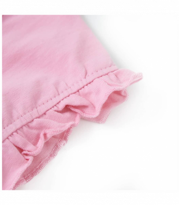 Kids' T-shirt with Short Sleeves Bright Pink 128