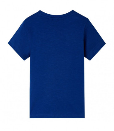 Kids' T-shirt with Short Sleeves Dark Blue 104