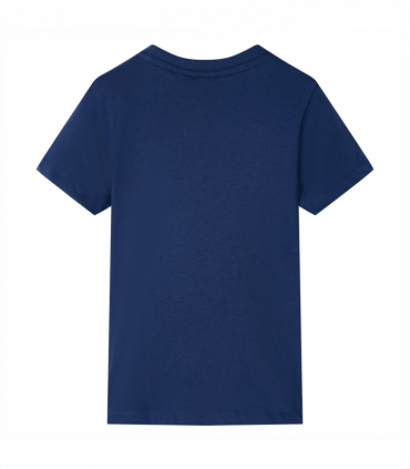 Kids' T-shirt with Short Sleeves Dark Blue 140