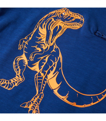 Kids' T-shirt with Short Sleeves Dark Blue 92