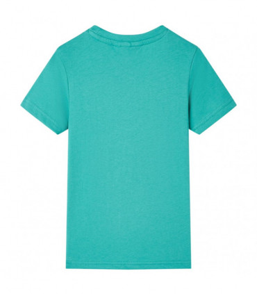 Kids' T-shirt with Short Sleeves Dark Mint 104