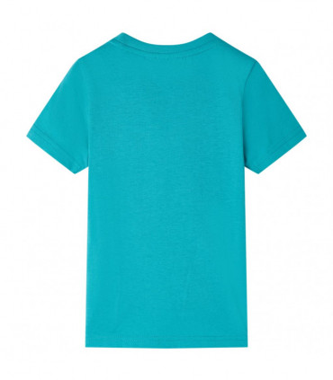 Kids' T-shirt with Short Sleeves Dark Mint 128