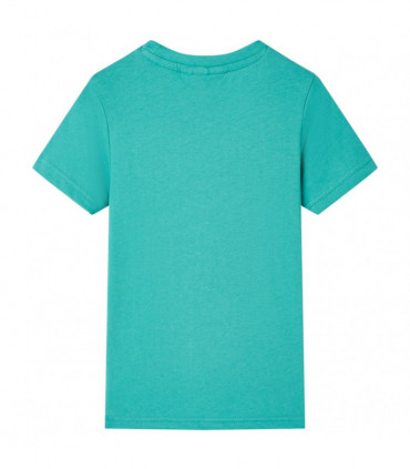 Kids' T-shirt with Short Sleeves Dark Mint 92