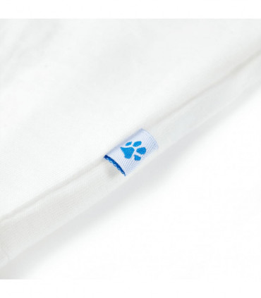 Kids' T-shirt with Short Sleeves Ecru 104