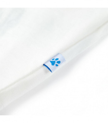 Kids' T-shirt with Short Sleeves Ecru 116