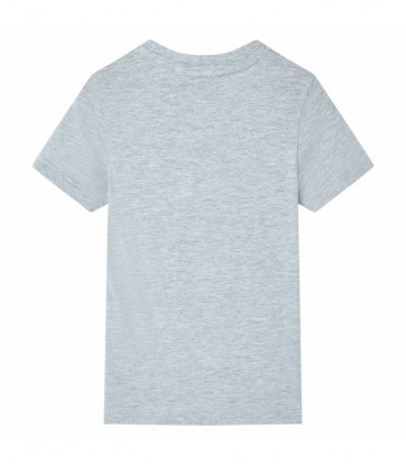 Kids' T-shirt with Short Sleeves Grey 128