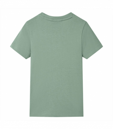 Kids' T-shirt with Short Sleeves Khaki 104