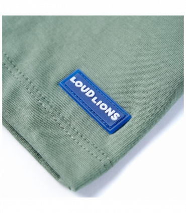 Kids' T-shirt with Short Sleeves Khaki 116