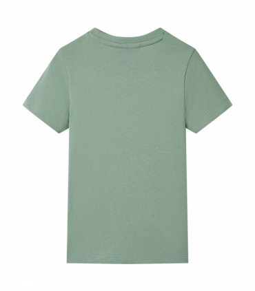 Kids' T-shirt with Short Sleeves Khaki 140