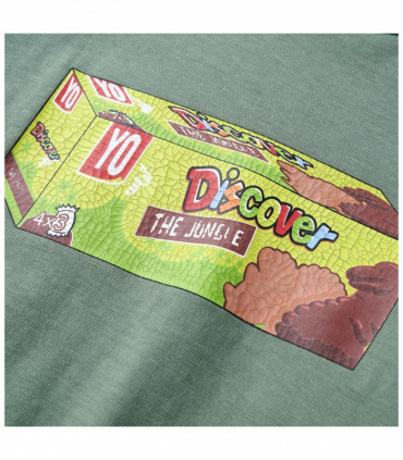 Kids' T-shirt with Short Sleeves Khaki 140