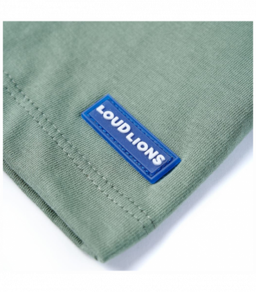 Kids' T-shirt with Short Sleeves Khaki 140