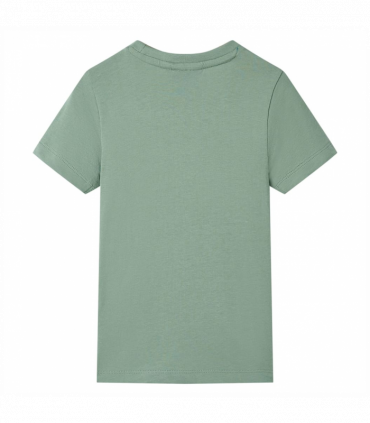 Kids' T-shirt with Short Sleeves Khaki 92