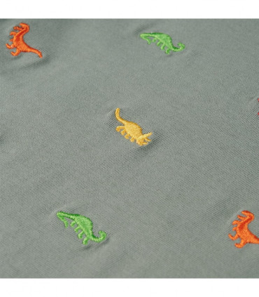 Kids' T-shirt with Short Sleeves Khaki 92