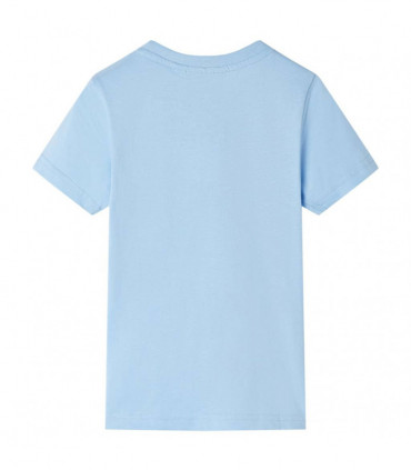 Kids' T-shirt with Short Sleeves Light Blue 116