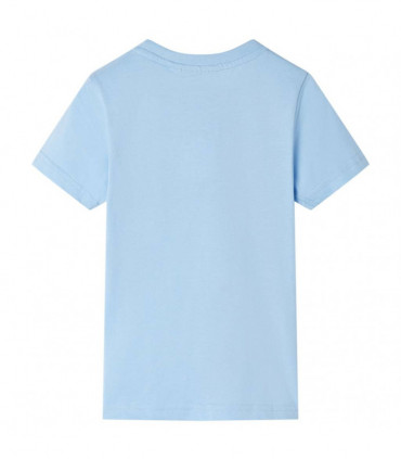 Kids' T-shirt with Short Sleeves Light Blue 128