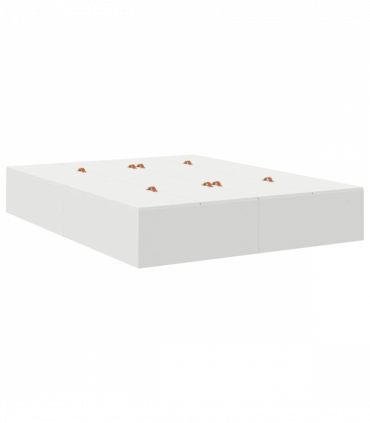 vidaXL Bed Frame White 200 x 140 x 31.5 cm Engineered wood