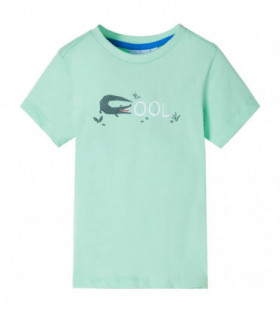 Kids' T-shirt with Short Sleeves Light Green 104