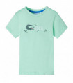 Kids' T-shirt with Short Sleeves Light Green 104