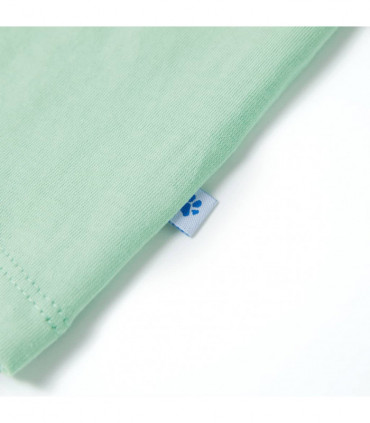 Kids' T-shirt with Short Sleeves Light Green 104